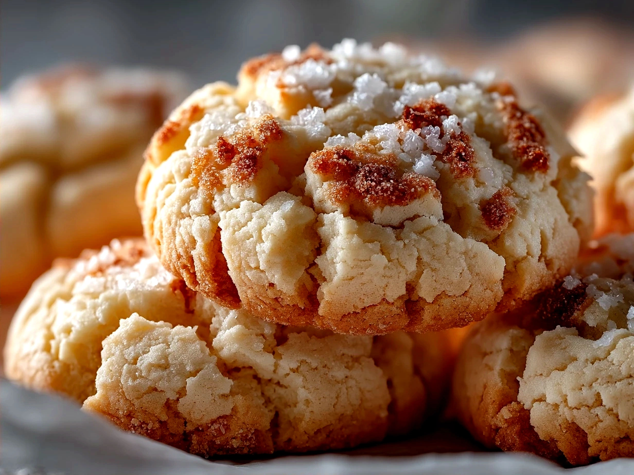 Finished Cake Mix Cookies served with a glass of milk