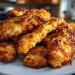 Close-up Slight Angle of Delicious Gluten Free Chicken Tenders