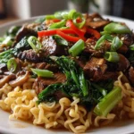 Delicious Vegan Teriyaki Noodle Bowl