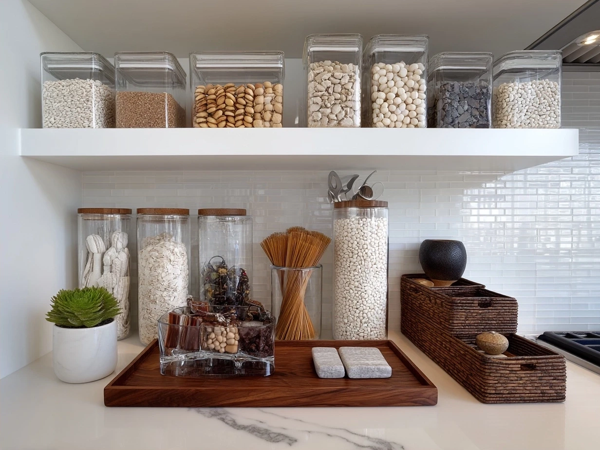 Ingredients laid out for Fettuccine Alfredo with Chicken and Sundried Tomatoes